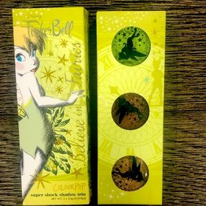 Colourpop Tinker Bell Believe in Fairies Super Shock Shadow Trio NIB Tinkerbell